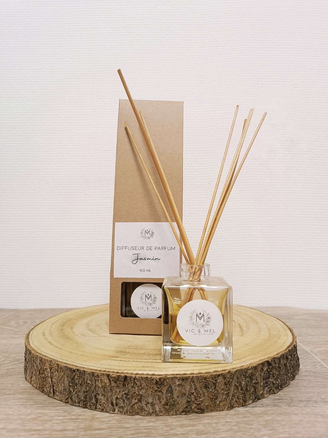 Recharge Parfum D'ambiance Jasmin 200ml - Fraîcheur Florale Longue Durée Pour Salon, Chambre, Salle De Bain, Bureau